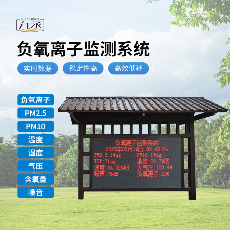防腐木負(fù)氧離子監(jiān)測站